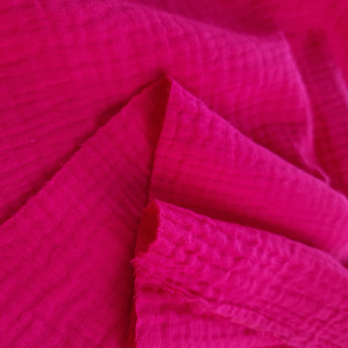 Cotton Muslin Double Gauze - FUCHSIA 