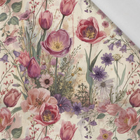 PASTEL FLOWERS WZ. 30 - Baumwoll Webware