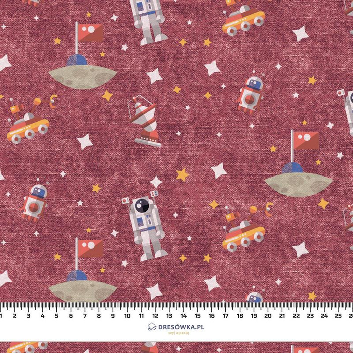 IM WELTRAUM m. 1 (WELTRAUMEXPEDITION) / ACID WASH DUNKELROT