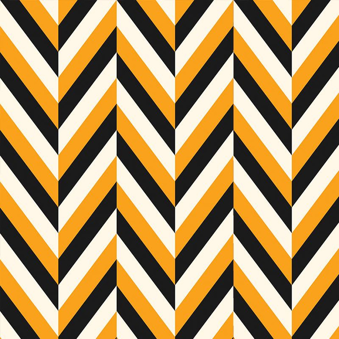 HALLOWEEN HERRINGBONE / pumpkin - single jersey with elastane 