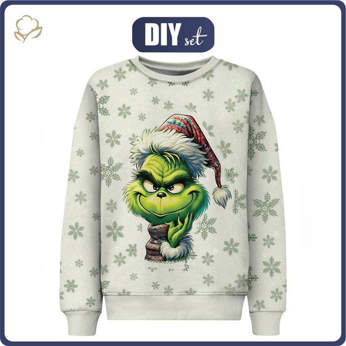 KINDER SWEATSHIRT (NOE) - PRANKSTER CHRISTMAS ELF M.2 - Nähset (98/104)