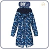 PARKA DAMSKA (ANNA) - ZIMOWE HEKSAGONY (WINTER IS COMING) - softshell XXL