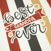 POLŠTÁŘOVÝ PANEL - Best grandpa ever/ pruhy- HOME DECOR PREMIUM