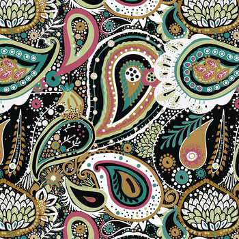 Paisley pattern no. 4 - Waterproof woven fabric