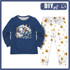 KINDERPYJAMAS "MIKI" - SLEEPING ELEPHANT - Nähset (86/92)