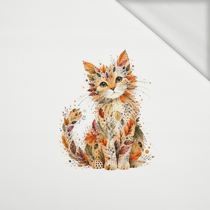 AUTUMN CAT - panel (60cm x 50cm) teplákovina