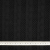 TWIGS / black - Embroidered cotton fabric
