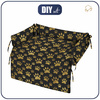 LEGOWISKO DLA ZWIERZĄT - BLACK & GOLD GLAMOUR WZ.8 - zestaw do uszycia - S
