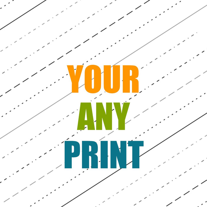 FABRIC WITH CUSTOM PRINT - Woven Fabric for tablecloths