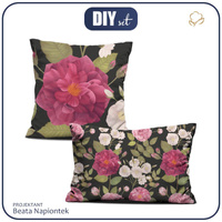 DECORATIVE PILOWS - ROSE GARDEN / grey