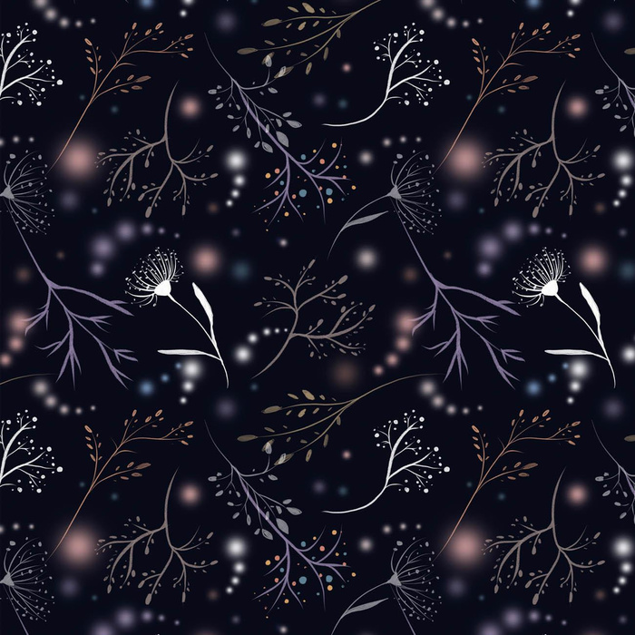 WINTER TWIGS pat. 2 (WINTER IN PARK) - brushed knitwear with elastane ITY