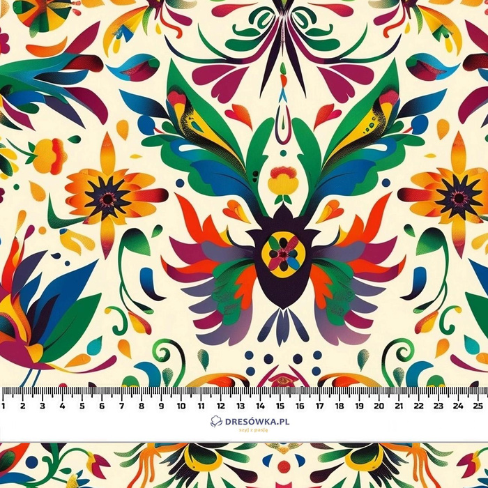 50cm Folk Art wz.2- Polster- Velours