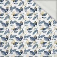 RETRO FLOWERS pat. 5 - looped knit fabric