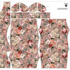 DRESS "CARMEN" - FLOWERS WZ. 72 - crepe XXL