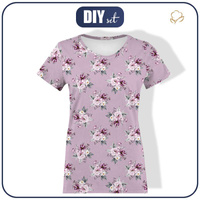 DÁMSKÉ TRIČKO- AKVARELOVÁ KYTICE vz. 5 - single jersey