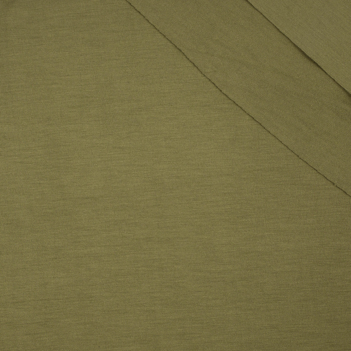 Viskózový úplet single jersey 210g - Olivová (WD-27)