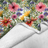 FLOWERS MEADOW WZ. 2 - Minky plyš