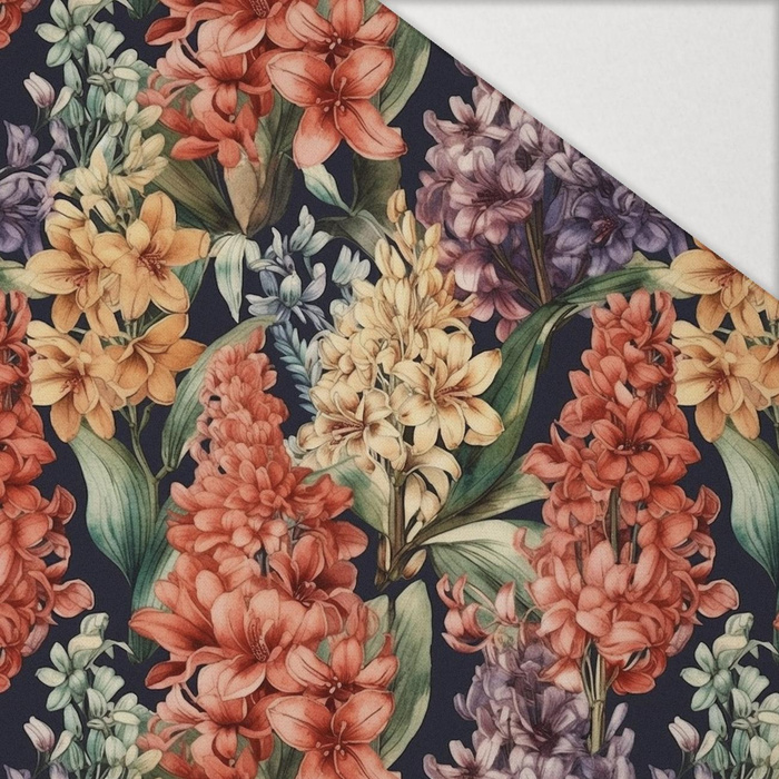 FLOWERS WZ.21 - Hydrofobní česaná teplákovina