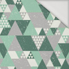 TRIANGLES / green - Viscose jersey
