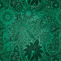 GREEN LACE - Polster- Velours