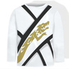 LONGSLEEVE - WEIßER NINJA - Single Jersey (86/92)