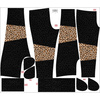 WOMEN'S JOGGERS (NOEMI) - LEOPARD / SPOTS - sewing set XXL