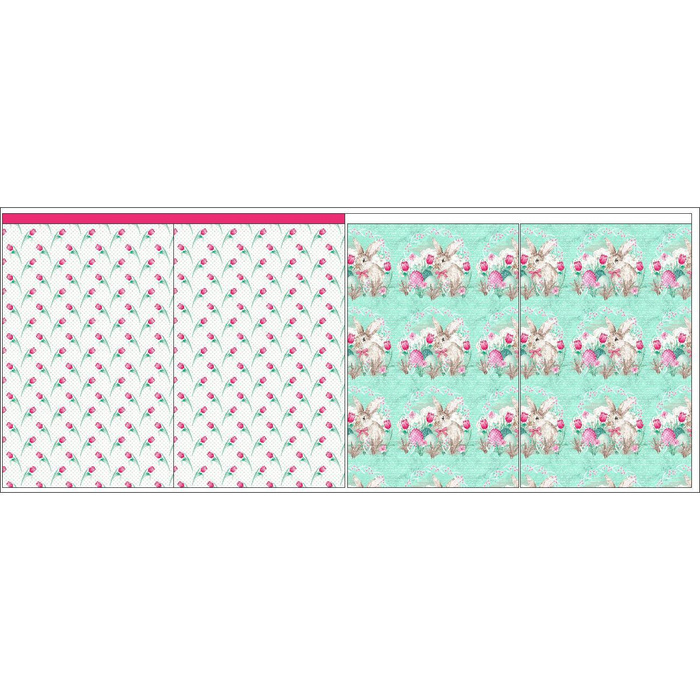 Geschenkbeutel - GLITZER DOTS Ms. 3 / BLÄTTER Ms 16 - Nähset