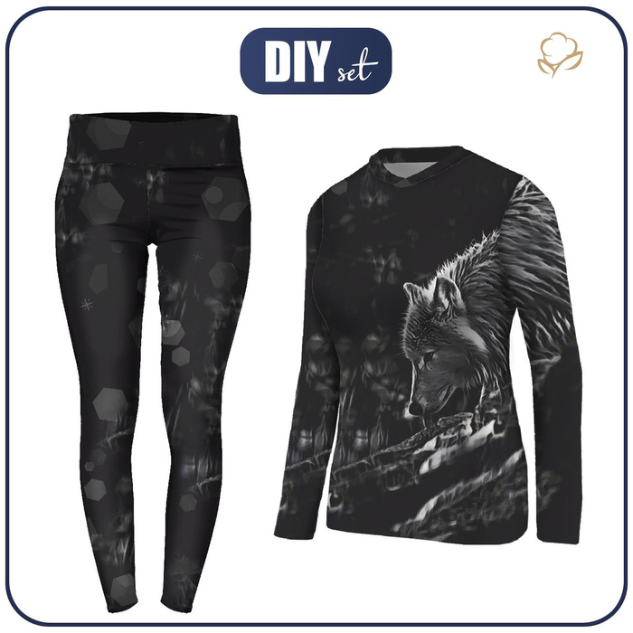 THERMO KOMPLET DAMSKI (JANE) - WILK POLARNY - zestaw do uszycia XL
