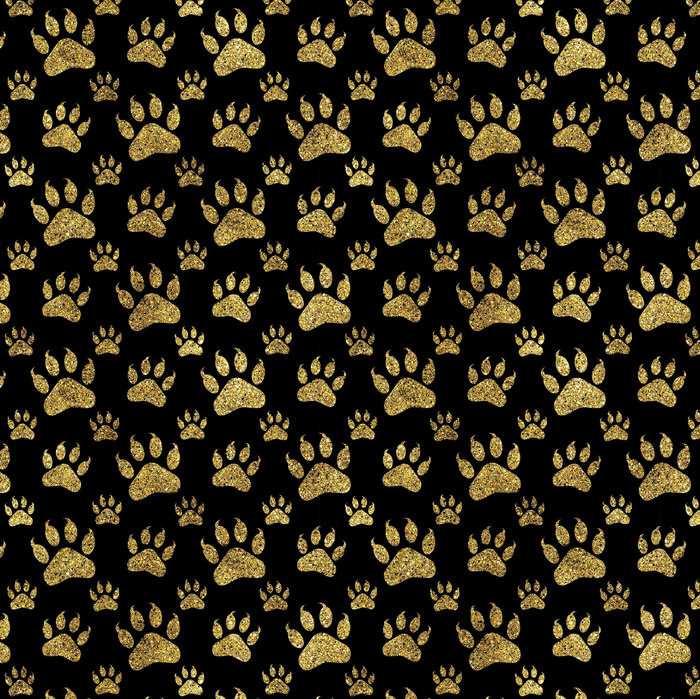 Black & Gold Glamour wz.8 - lycra 300g