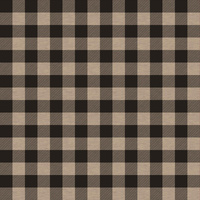 CHECK VICHY - MELANGE BEIGE - Cotton woven fabric