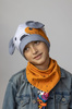 KID'S CAP AND SCARF (CLASSIC) - FLOWERS 3D PAT. 15 55-58