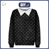 CHILDREN'S (NOE) SWEATSHIRT -  WEDNESDAY pat. 14 - sewing set (98/104)