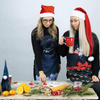 CHRISTMAS APRON - MERRY CHRISTMAS / stripes pat. 2