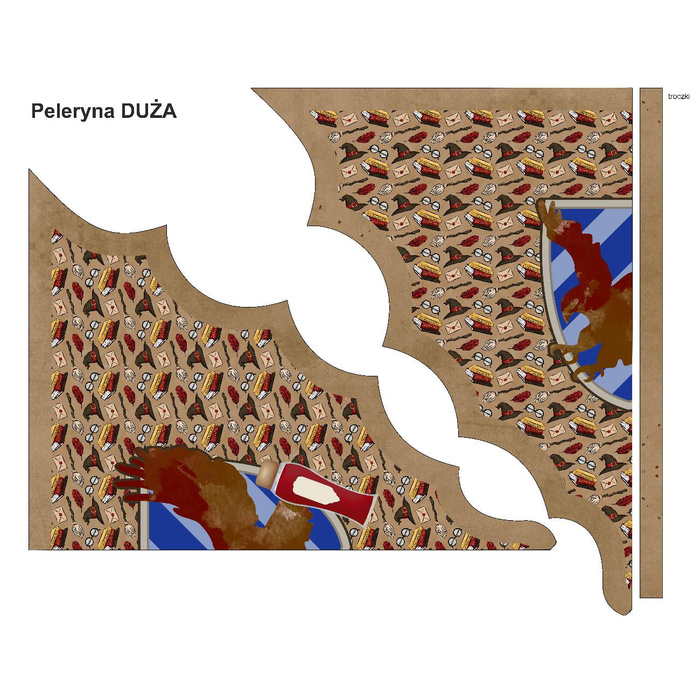 CAPE - COAT OF ARMS pat. 3 (MAGIC SCHOOL) - M