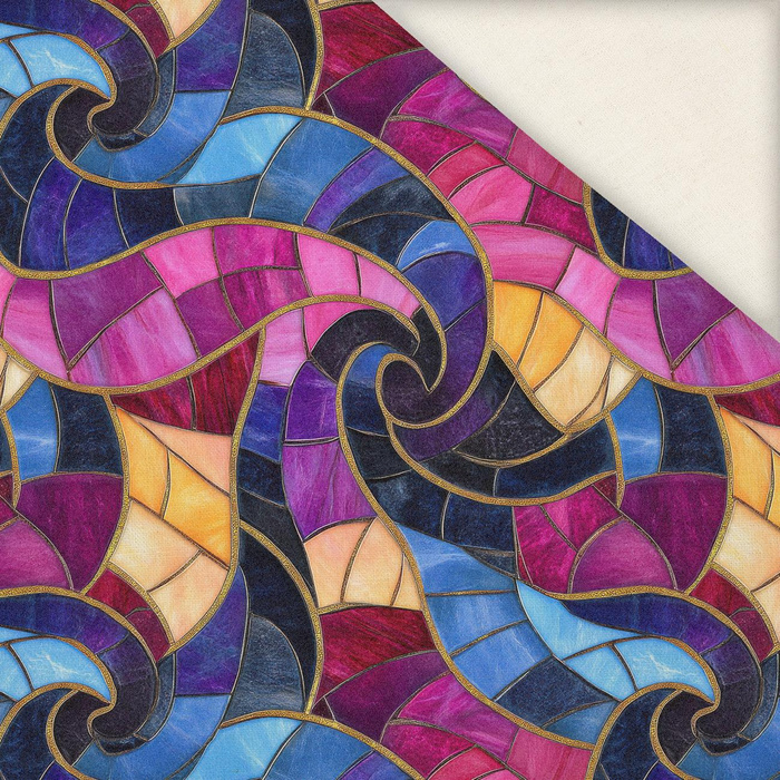 STAINED GLASS WZ. 24- Slub Weave