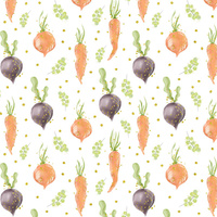 VEGETABLES (CUTE BUNNIES) - single jersey with elastane