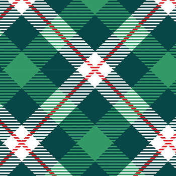 KARO GRÜN - ROT / grün