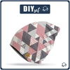 "Beanie" cap - TRIANGLES WATERMELON / graphite 54-56