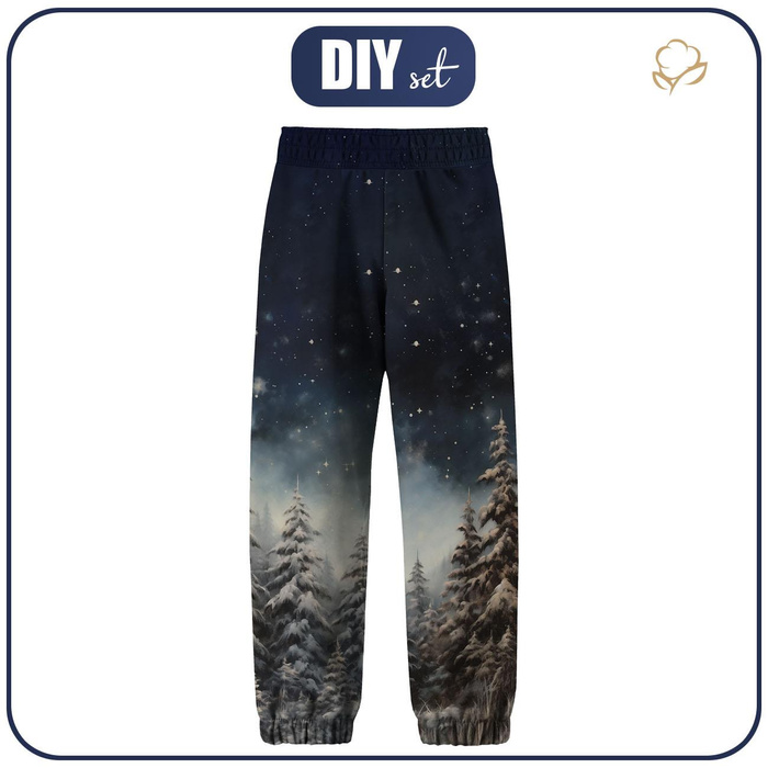 CHILDREN'S SOFTSHELL TROUSERS (YETI) - VINTAGE NORTH - sewing set (158-164)