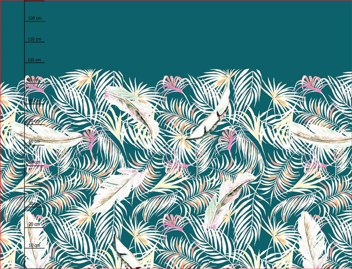 LEAVES AND FEATHERS - panel pro šaty WE210