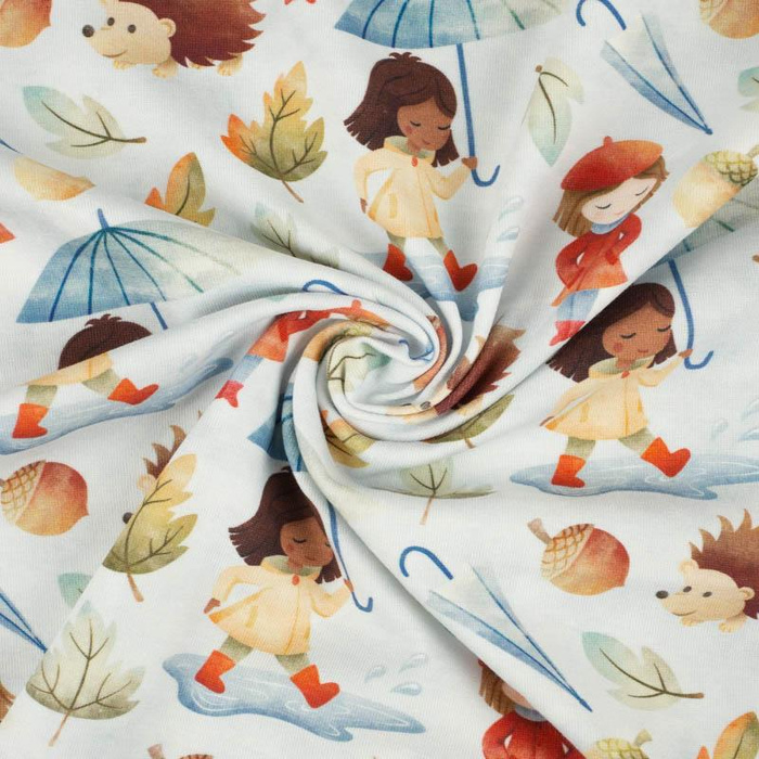 DESZCZOWA PRZYGODA (JESIENNA DZIEWCZYNKA) - softshell