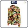 BLUZA ROZPINANA (MAX) - KOLOROWE MORO - DIY set