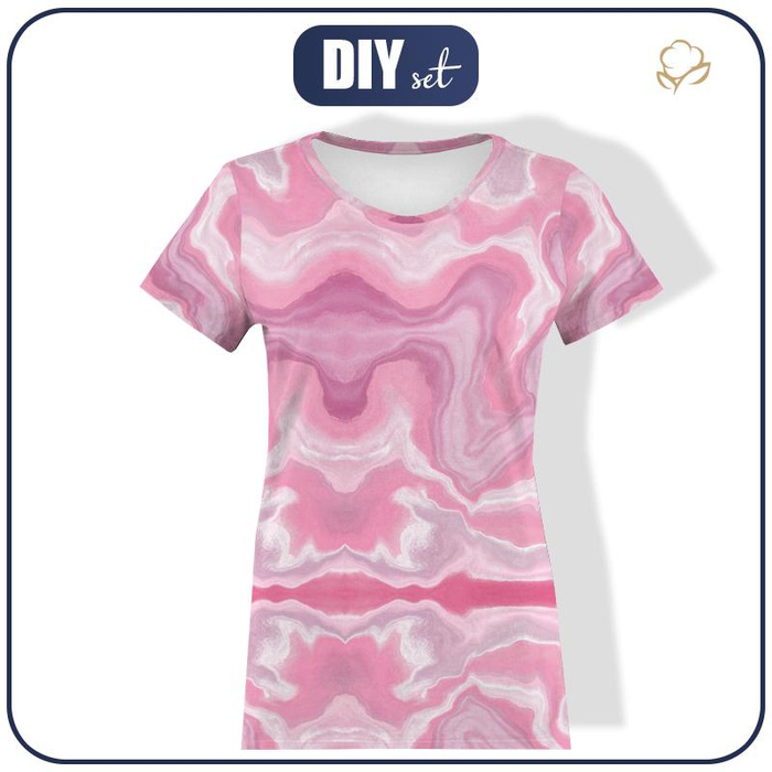 DAMEN T-SHIRT - AQUARELL Ms. 5 - Single Jersey XS