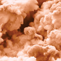 WOLKEN / peach fuzz - Wasserabweisende Webware