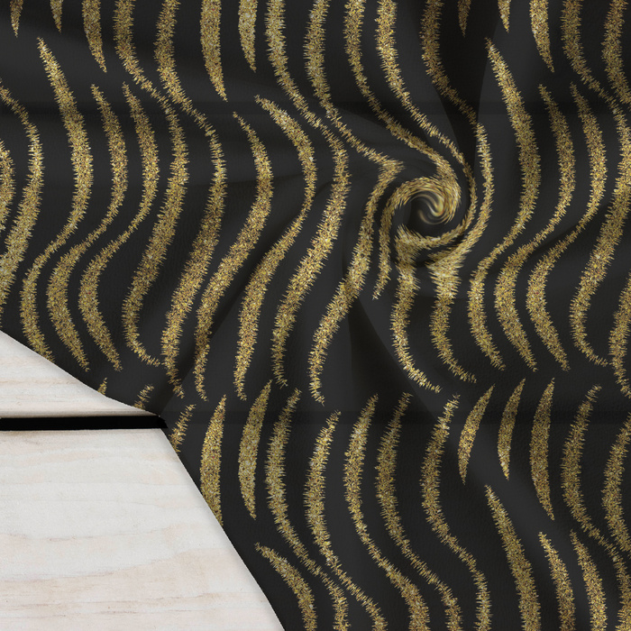 Black & Gold Glamour wz.9 - Crepe