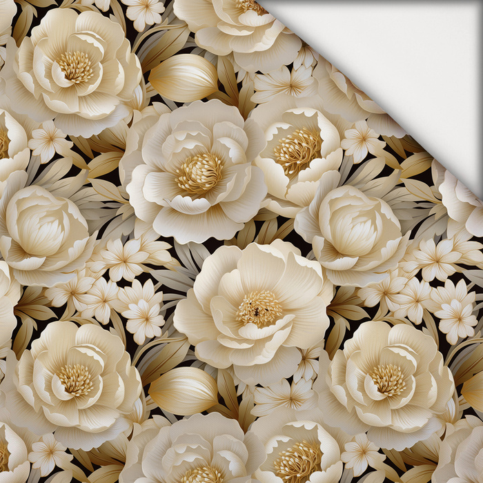 FLOWERS - Cloud Dancer WZ.4 - brushed knitwear with elastane ITY