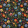 MINI LOWICZ FOLKLORE / black - Waterproof woven fabric