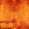ORANGE SPECKS - Paneel (80cm x 155cm) Wasserabweisende Webware