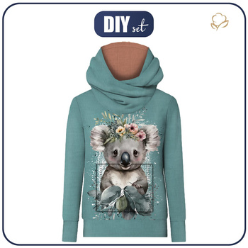 UNISEX HOODIE (HYDRA) - BABY KOALA - sewing set (134/140)