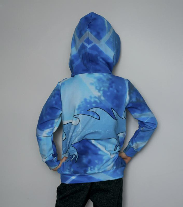 BLUE NINJA HOODIE (ALEX) - sewing set